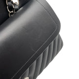 シャネル CHANEL Vステッチ チェーン ショルダー A01166 30番台 ブラック　シルバー金具 ラムスキン レディース ショルダーバッグ