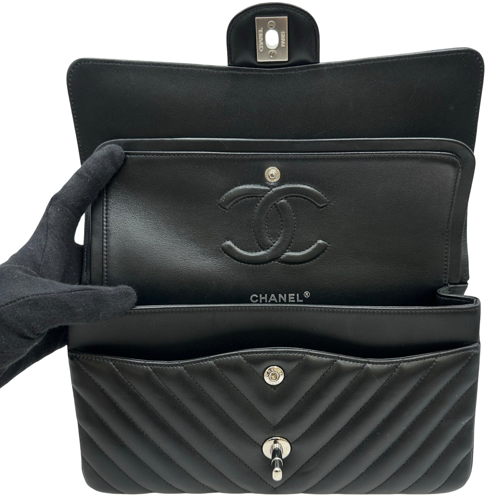 シャネル CHANEL Vステッチ チェーン ショルダー A01166 30番台