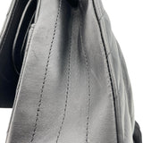 シャネル CHANEL Vステッチ チェーン ショルダー A01166 30番台 ブラック　シルバー金具 ラムスキン レディース ショルダーバッグ