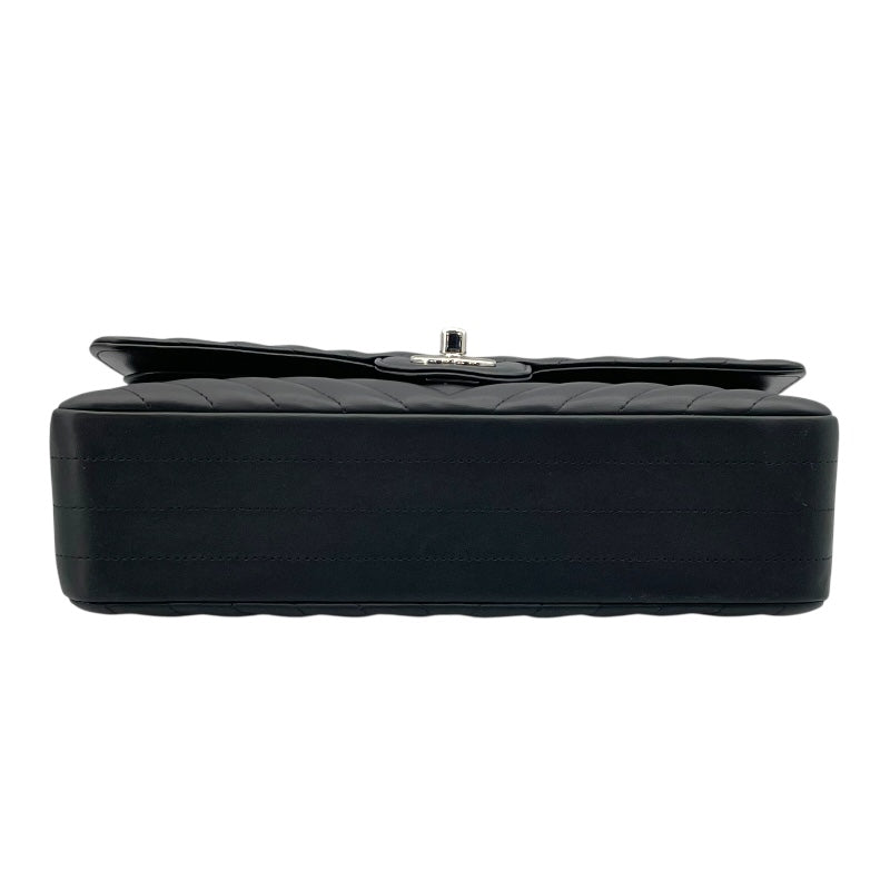 シャネル CHANEL Vステッチ チェーン ショルダー A01166 30番台 ブラック　シルバー金具 ラムスキン レディース ショルダーバッグ