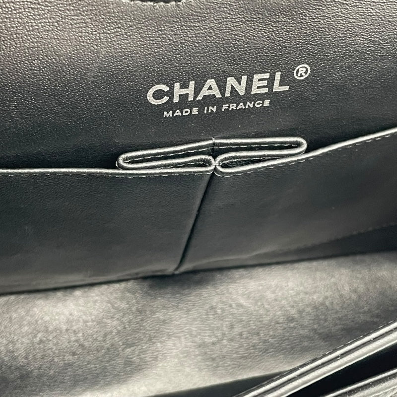 シャネル CHANEL Vステッチ チェーン ショルダー A01166 30番台 ブラック　シルバー金具 ラムスキン レディース ショルダーバッグ