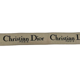 クリスチャン・ディオール Christian Dior ロゴショルダーストラップ ネイビー キャンバス/レザー レディース ショルダーストラップ