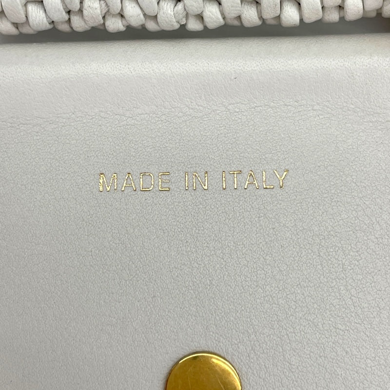 クリスチャン・ディオール Christian Dior ショルダーストラップ ホワイト レザー レディース ショルダーストラップ