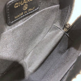 シャネル CHANEL ミニラウンドチェーン ブラック/ゴールド金具 ラム･フェイクパール レディース ショルダーバッグ