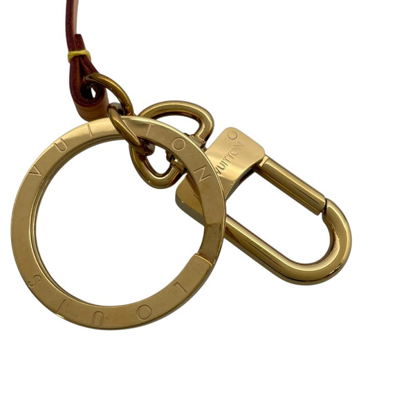 ルイ・ヴィトン LOUIS VUITTON ディライトフル用 キーリング ベージュ レザー アクセサリー