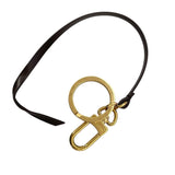 ルイ・ヴィトン LOUIS VUITTON ディライトフル用 キーリング ブラウン レザー アクセサリー