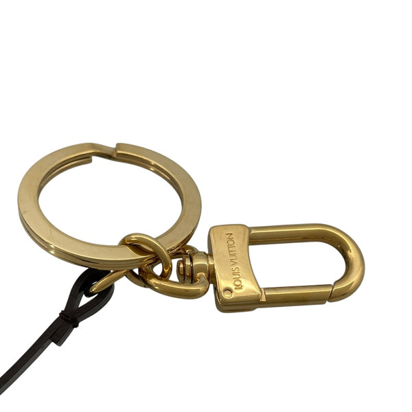 ルイ・ヴィトン LOUIS VUITTON ディライトフル用 キーリング ブラウン レザー アクセサリー