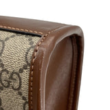 グッチ GUCCI インターロッキングG ミニトート 611623 ブラウン GGスプリーム レディース ショルダーバッグ