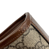 グッチ GUCCI インターロッキングG ミニトート 611623 ブラウン GGスプリーム レディース ショルダーバッグ