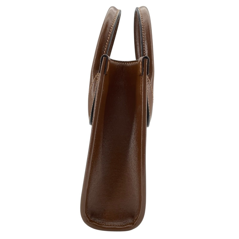 グッチ GUCCI インターロッキングG ミニトート 611623 ブラウン GGスプリーム レディース ショルダーバッグ