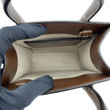 グッチ GUCCI インターロッキングG ミニトート 611623 ブラウン GGスプリーム レディース ショルダーバッグ