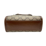 グッチ GUCCI インターロッキングG ミニトート 611623 ブラウン GGスプリーム レディース ショルダーバッグ