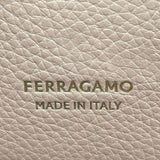 サルヴァトーレ・フェラガモ Salvatore Ferragamo スタジオ2WAYバッグ ベージュ×ブラウン レザー レディース ショルダーバッグ