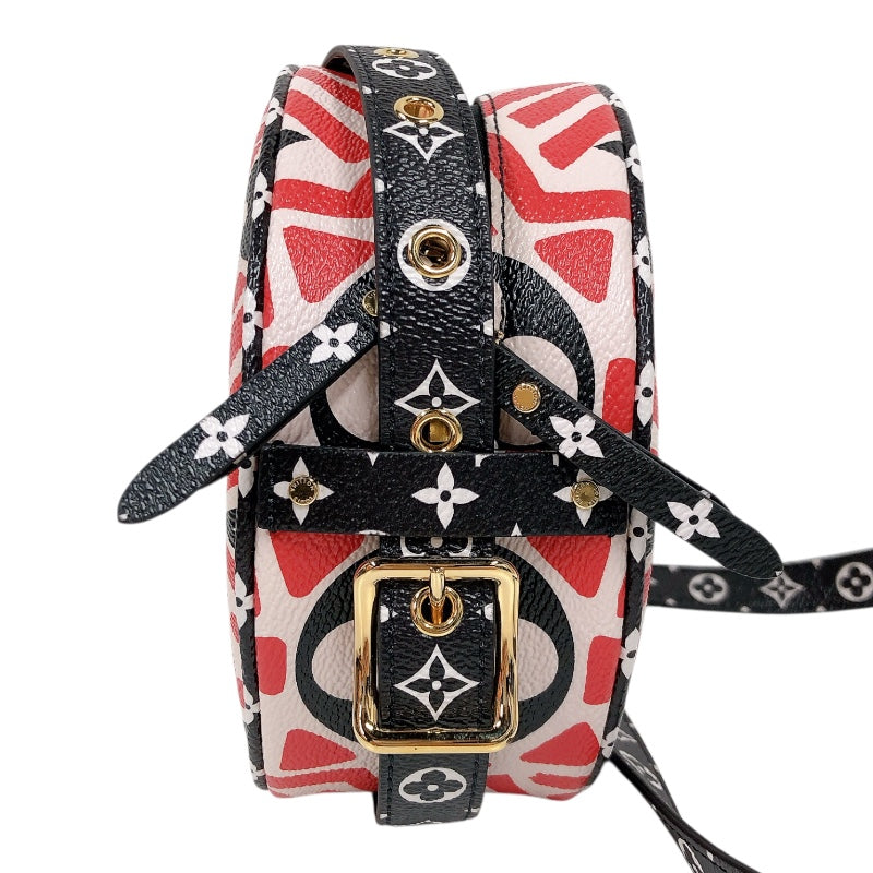 ルイ・ヴィトン LOUIS VUITTON ボワット・シャポースープル M45366 ホワイト/ブラック/レッド モノグラムジャイアント レディース ショルダーバッグ