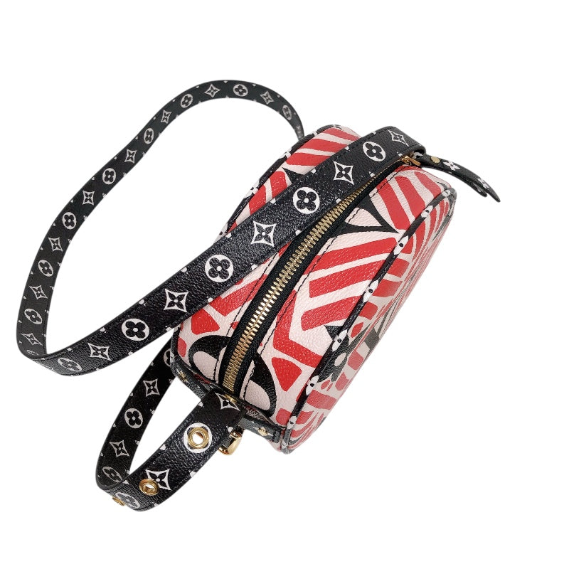ルイ・ヴィトン LOUIS VUITTON ボワット・シャポースープル M45366 ホワイト/ブラック/レッド モノグラムジャイアント レディース ショルダーバッグ