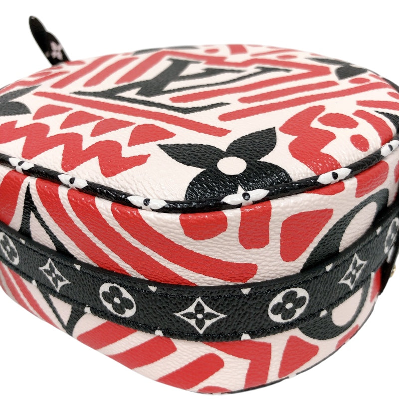 ルイ・ヴィトン LOUIS VUITTON ボワット・シャポースープル M45366 ホワイト/ブラック/レッド モノグラムジャイアント レディース ショルダーバッグ