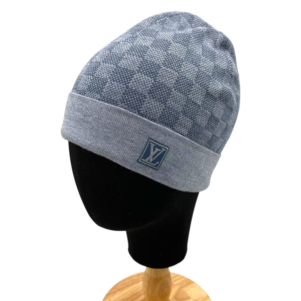 ルイ・ヴィトン LOUIS VUITTON ニットキャップ ブルー ウール メンズ その他ファッション雑貨