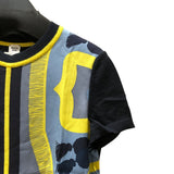 エルメス HERMES シルク切替半袖ニットシャツ カシミヤ レディース 半袖Ｔシャツ