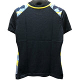 エルメス HERMES シルク切替半袖ニットシャツ カシミヤ レディース 半袖Ｔシャツ