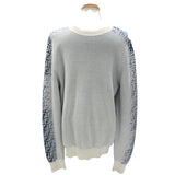 フェンディ FENDI FFスリーブニットセーター FZX005 ホワイト コットン メンズ ニット