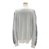 フェンディ FENDI FFスリーブニットセーター FZX005 ホワイト コットン メンズ ニット