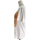 ロエベ LOEWE デザインTシャツ S6189710CR ホワイト コットン レディース 半袖Ｔシャツ