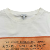 ロエベ LOEWE デザインTシャツ S6189710CR ホワイト コットン レディース 半袖Ｔシャツ