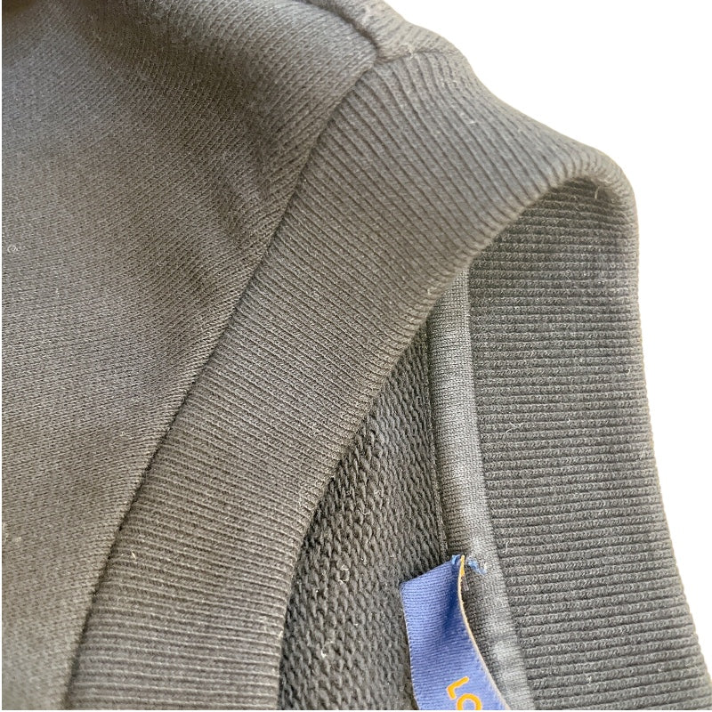 ルイ・ヴィトン LOUIS VUITTON エンベリッシュッドシグネチャーパッチスウェットシャツ　25SS HSY86W ブラック コットン メンズ 長袖シャツ