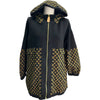 ルイ・ヴィトン LOUIS VUITTON モノグラムフーデッドニットブルゾン FQKC07 ブラック シルク レディース ブルゾン