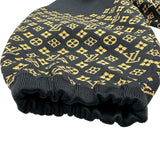 ルイ・ヴィトン LOUIS VUITTON モノグラムフーデッドニットブルゾン FQKC07 ブラック シルク レディース ブルゾン