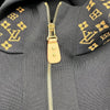 ルイ・ヴィトン LOUIS VUITTON モノグラムフーデッドニットブルゾン FQKC07 ブラック シルク レディース ブルゾン