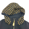 ルイ・ヴィトン LOUIS VUITTON モノグラムフーデッドニットブルゾン FQKC07 ブラック シルク レディース ブルゾン