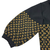 ルイ・ヴィトン LOUIS VUITTON モノグラムフーデッドニットブルゾン FQKC07 ブラック シルク レディース ブルゾン