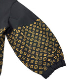 ルイ・ヴィトン LOUIS VUITTON モノグラムフーデッドニットブルゾン FQKC07 ブラック シルク レディース ブルゾン