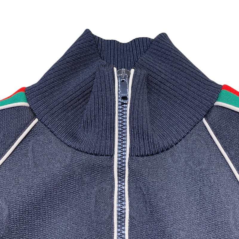 グッチ GUCCI GGジャガードジップジャケット 662270 ブラック ポリエステル メンズ その他アウター
