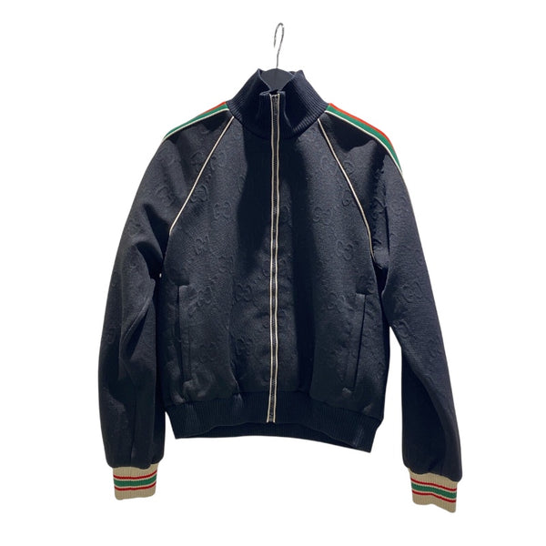 グッチ GUCCI GGジャガードジップジャケット 662270 ブラック ポリエステル メンズ その他アウター