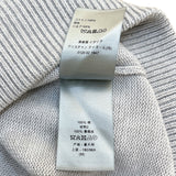 クリスチャン・ディオール Christian Dior オブリークラインニットセーター 113M638AT187 グレー コットン メンズ セーター