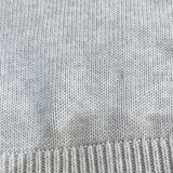 クリスチャン・ディオール Christian Dior オブリークラインニットセーター 113M638AT187 グレー コットン メンズ セーター