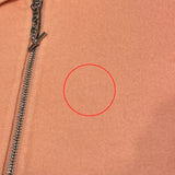 エルメス HERMES カシミヤジップショートコート 3E0134D1 ピンク カシミヤ レディース ステンカラーコート