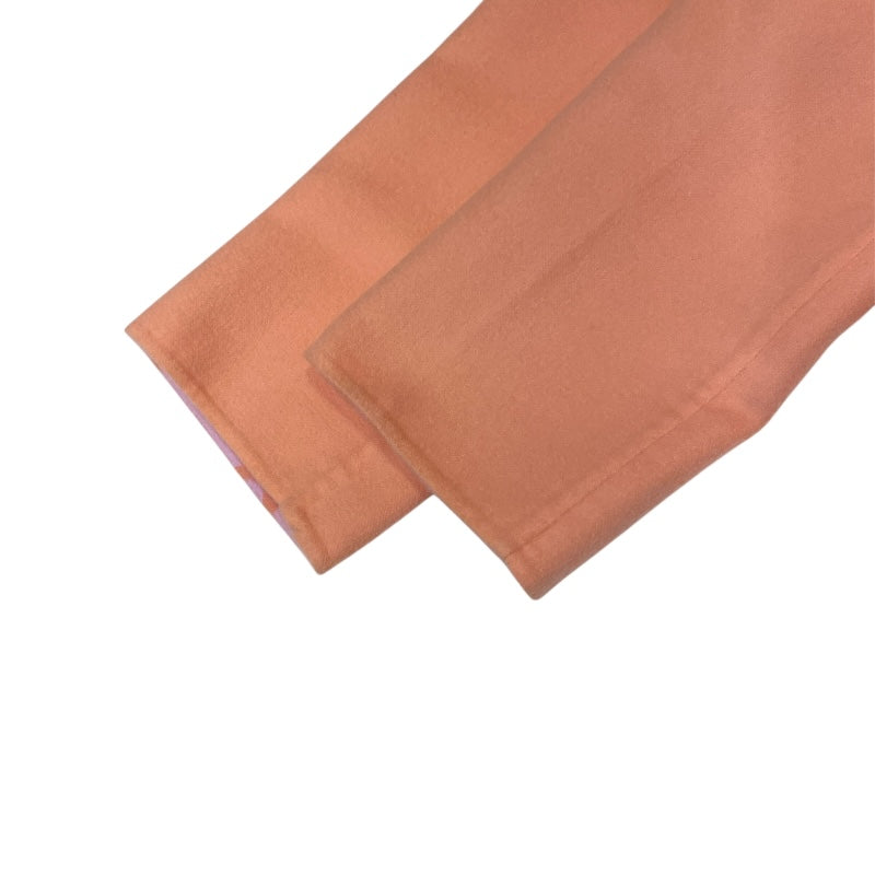 エルメス HERMES カシミヤジップショートコート 3E0134D1 ピンク カシミヤ レディース ステンカラーコート