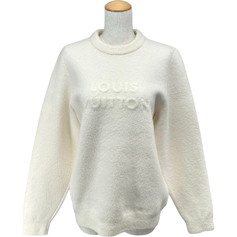 ルイ・ヴィトン LOUIS VUITTON ロゴニットセーター FSKL05 ホワイト