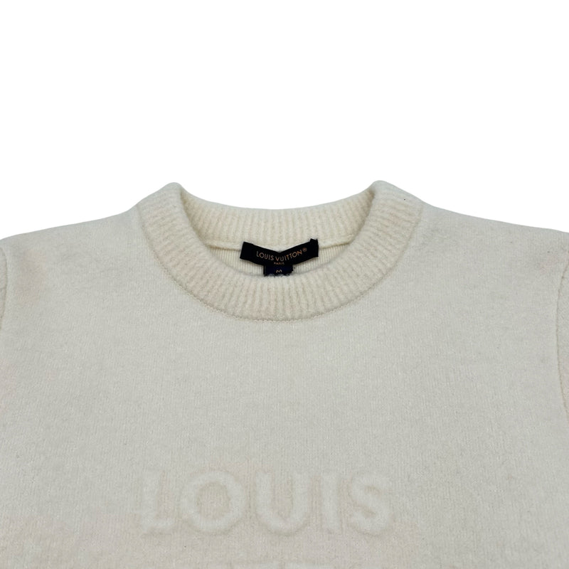 ルイ・ヴィトン LOUIS VUITTON ロゴニットセーター FSKL05 ホワイト