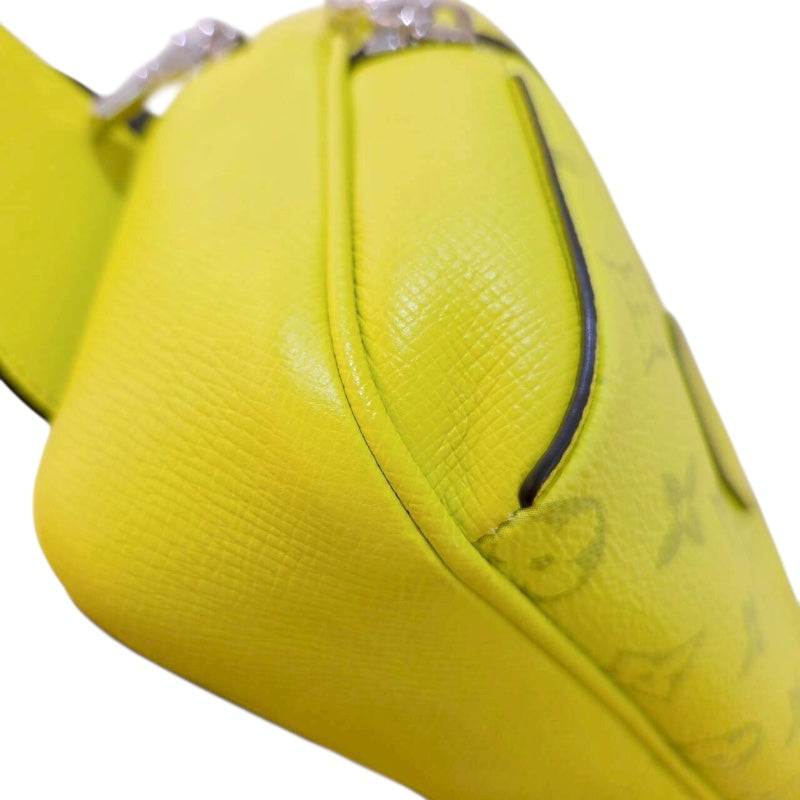 ルイ・ヴィトン LOUIS VUITTON バムバッグアウトドア M30251 イエロー モノグラム・タイガラマ メンズ ボディバッグ