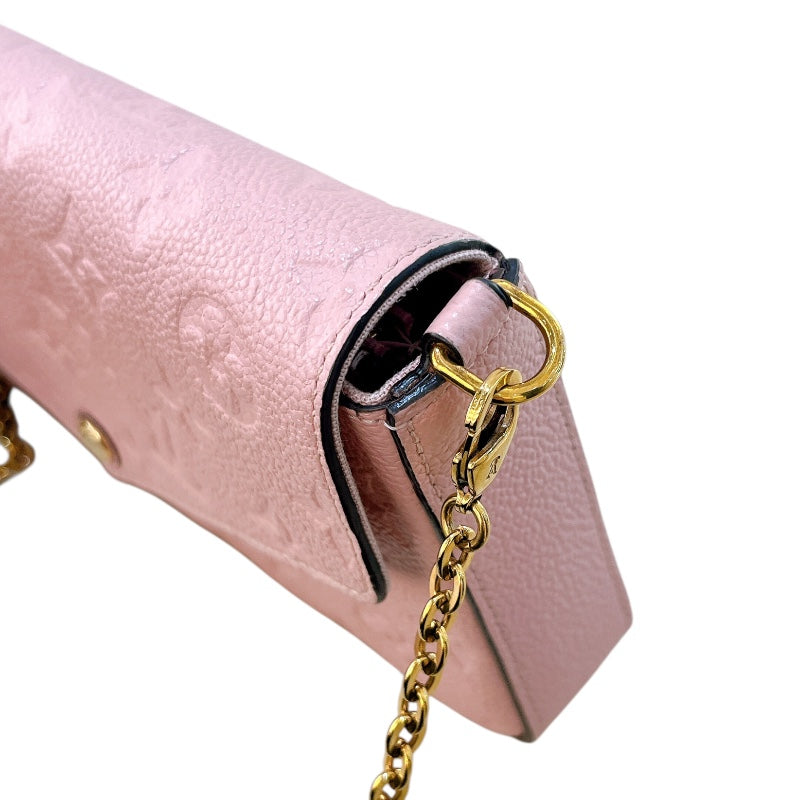 ルイ・ヴィトン LOUIS VUITTON ポシェット・フェリシー GM M67856 ローズプードル ゴールド金具 モノグラム・アンプラント　 レディース ショルダーバッグ
