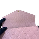 ルイ・ヴィトン LOUIS VUITTON ポシェット・フェリシー GM M67856 ローズプードル ゴールド金具 モノグラム・アンプラント　 レディース ショルダーバッグ