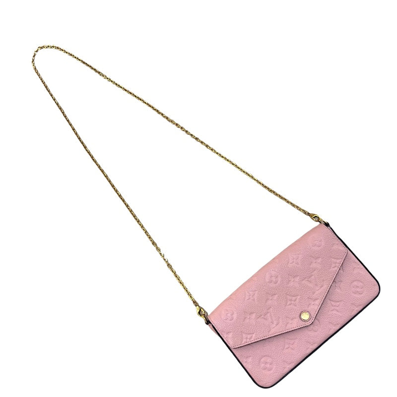 ルイ・ヴィトン LOUIS VUITTON ポシェット・フェリシー GM M67856 ローズプードル ゴールド金具 モノグラム・アンプラント　 レディース ショルダーバッグ