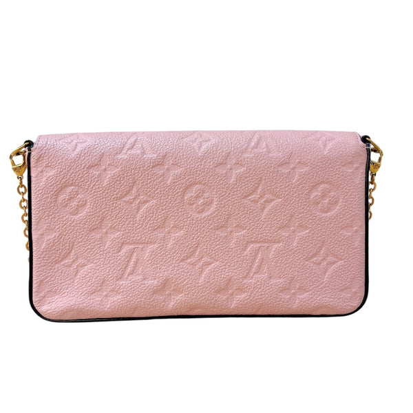 ルイ・ヴィトン LOUIS VUITTON ポシェット・フェリシー GM M67856 ローズプードル ゴールド金具 モノグラム・アンプラント　 レディース ショルダーバッグ