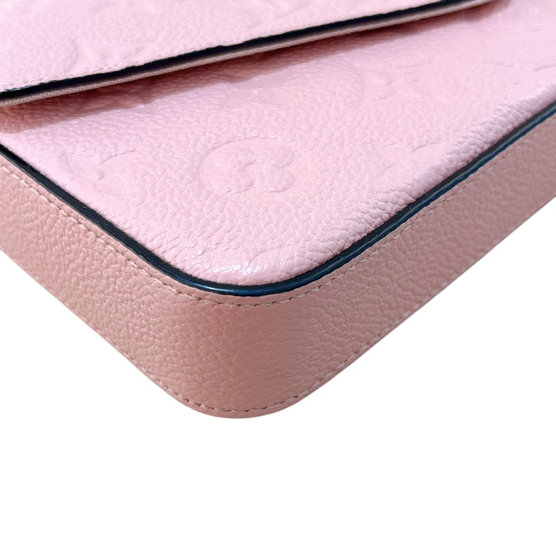 ルイ・ヴィトン LOUIS VUITTON ポシェット・フェリシー GM M67856 ローズプードル ゴールド金具 モノグラム・アンプラント　 レディース ショルダーバッグ