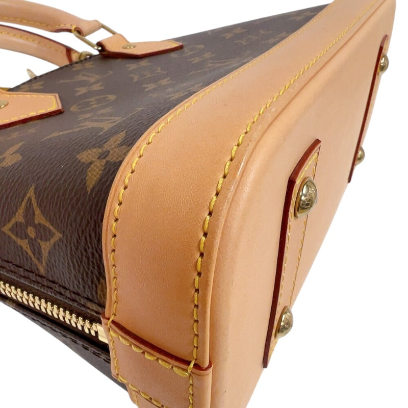 ルイ・ヴィトン LOUIS VUITTON アルマBB M53152 ブラウン　ゴールド金具 モノグラムキャンバス レディース ショルダーバッグ