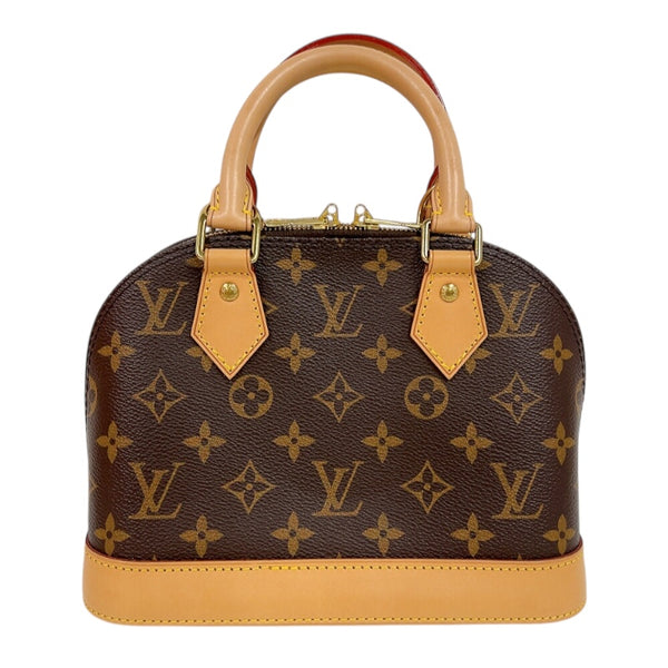 ルイ・ヴィトン LOUIS VUITTON アルマBB M53152 ブラウン　ゴールド金具 モノグラムキャンバス レディース ショルダーバッグ